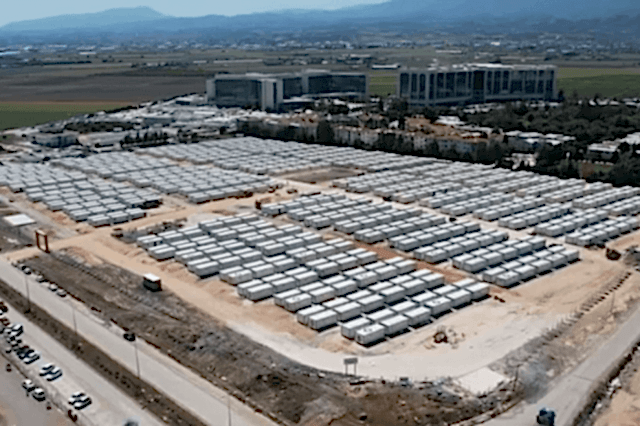 حاويات المعيشة في حالات الطوارئ التي تم بناؤها بسبب زلازل قهرمان مرعش