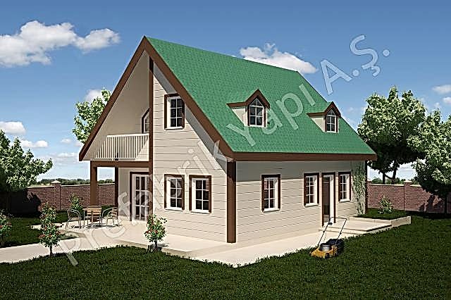 Abant 140 m2 Prefabrik Ev