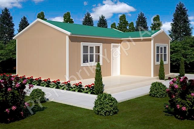 Avanos 47 m2 Prefabrik Ev