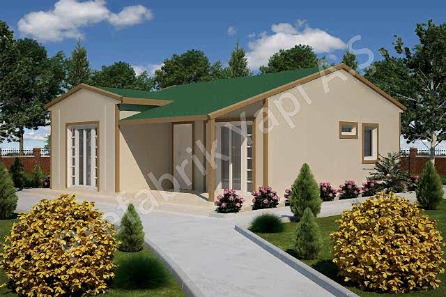 Bergama 69 m2 Prefabrik Ev