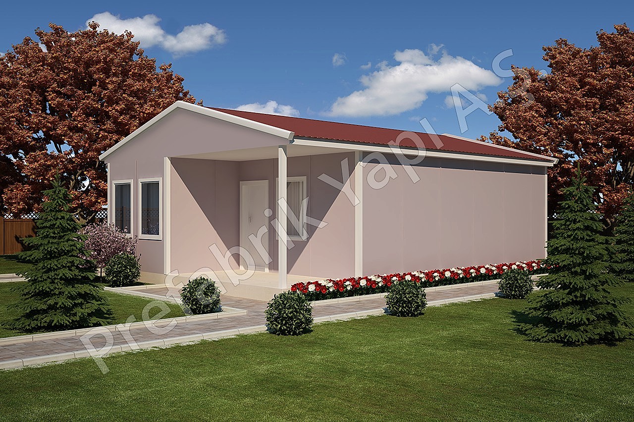 Demre 58 m2 1 Prefabrik Ev