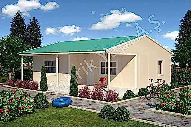 Didim 92 m2 Prefabrik Ev