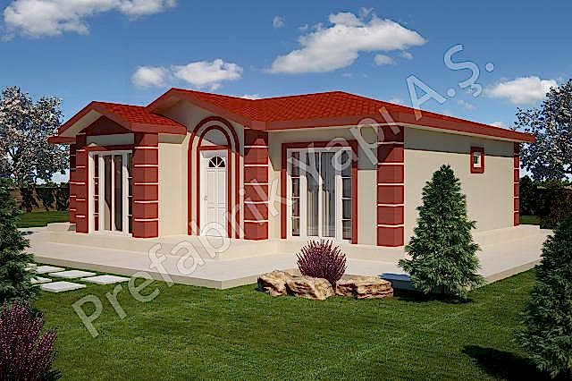 Kapadokya 95 m2 Prefabrik Ev