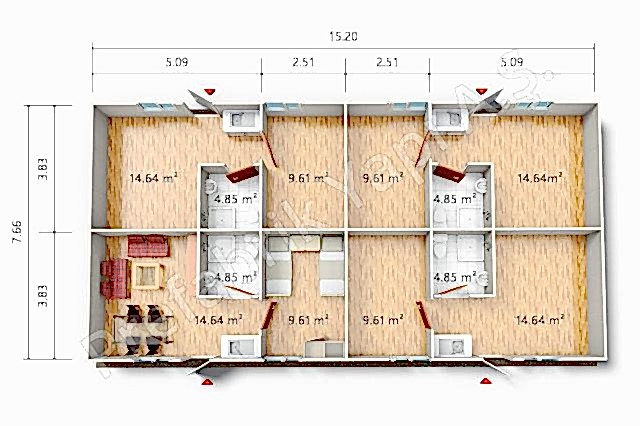 YPE 3 116 m2 Plan