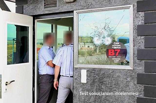 Zırhlı Güvenlik Kabini Balistik Test