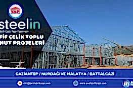 Prefabrik Yapı A.Ş Hafif Çelik Toplu Konut Projeleri